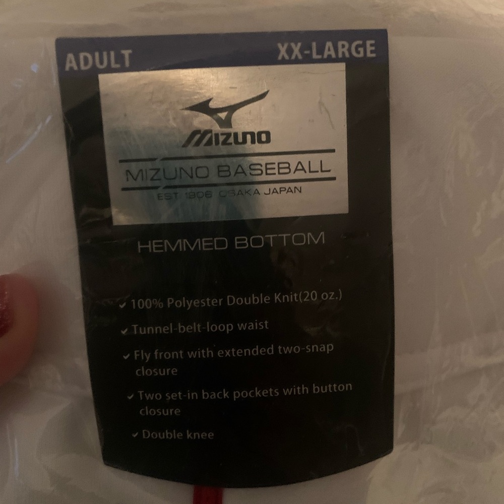 Mizuno baseball pants.